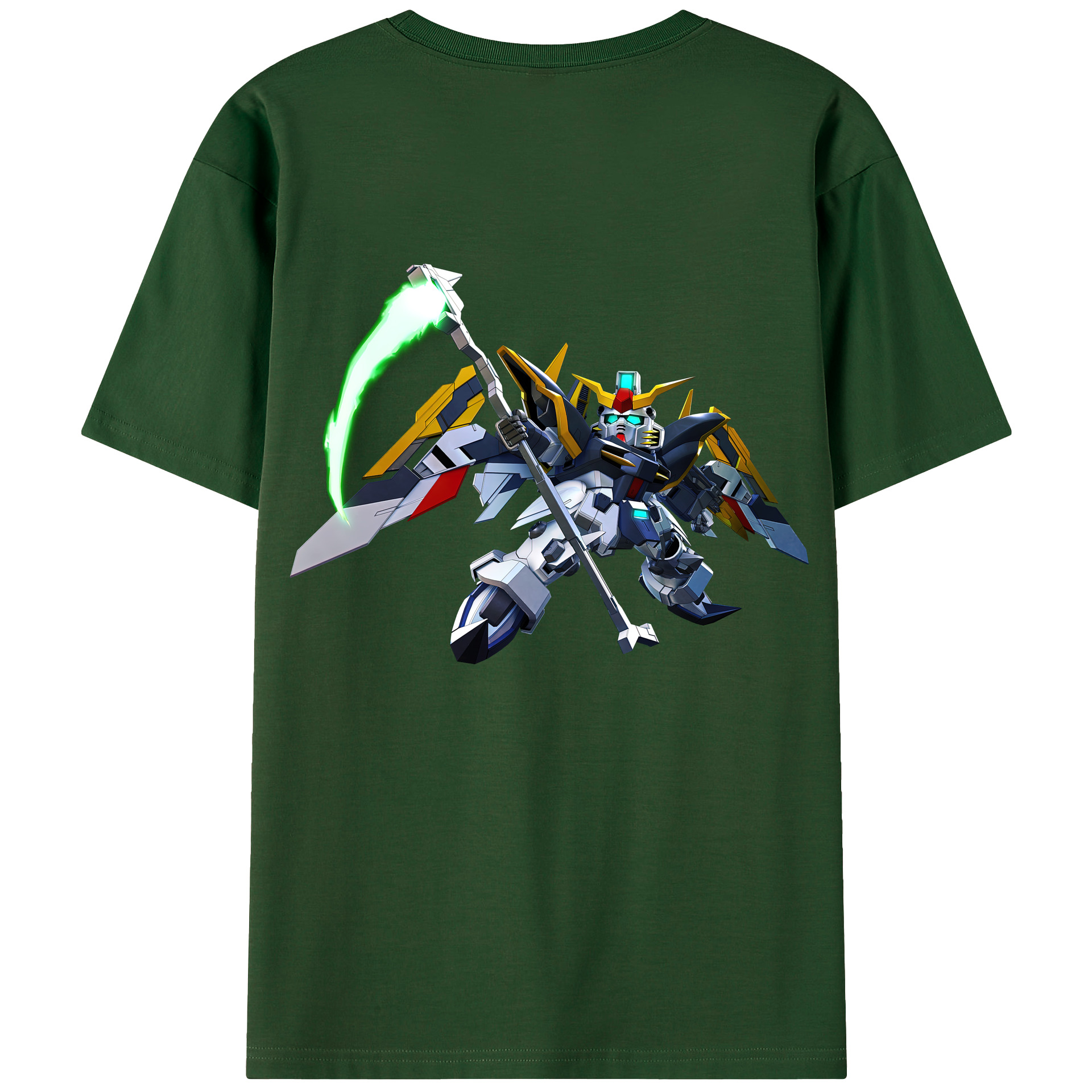 （画像用） 機動戦士ガンダム Mobile Suit Gundam 綿100％半袖Tシャツ（背面プリント）